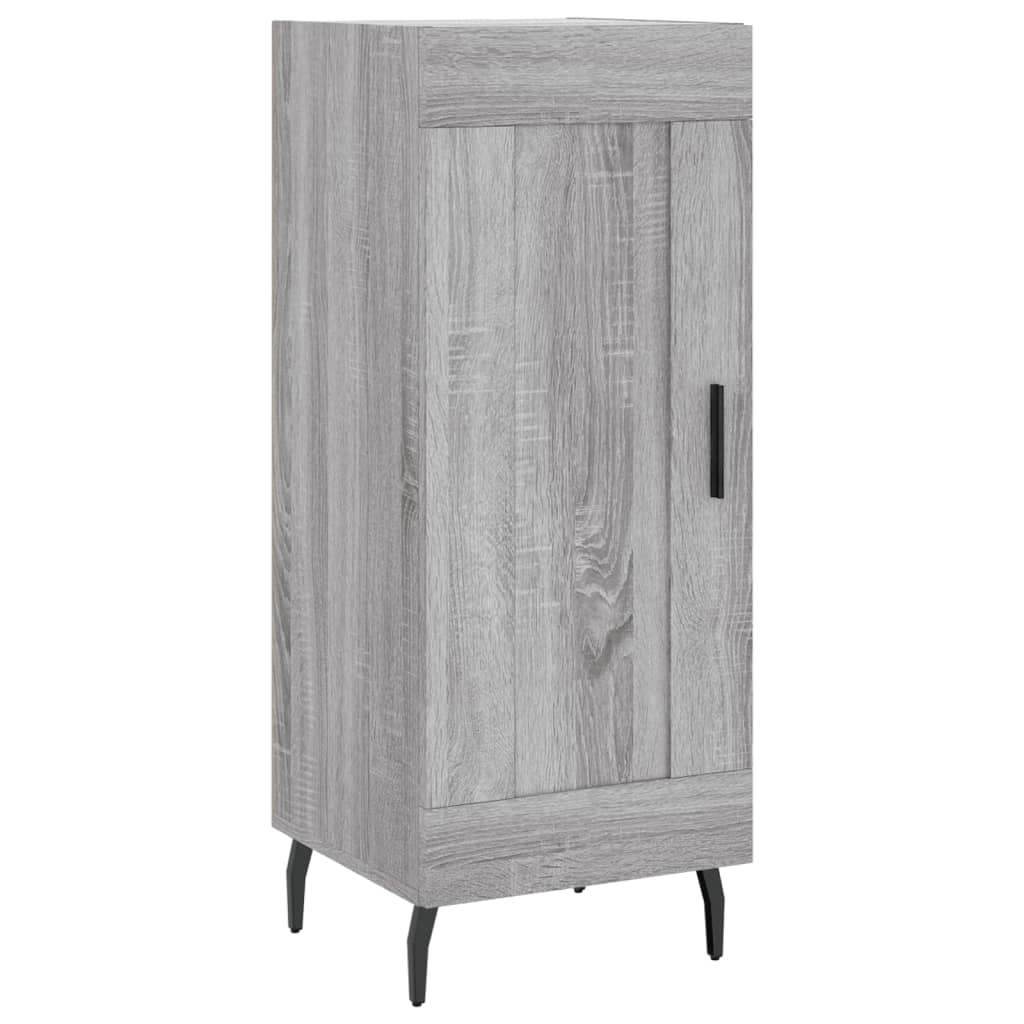 vidaXL Highboard Grau Sonoma 34,5x34x180 cm Holzwerkstoff