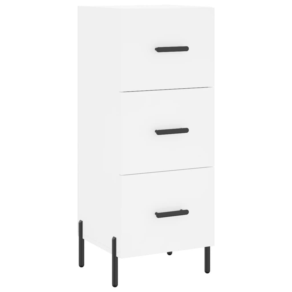 vidaXL Highboard Weiß 34,5x34x180 cm Holzwerkstoff