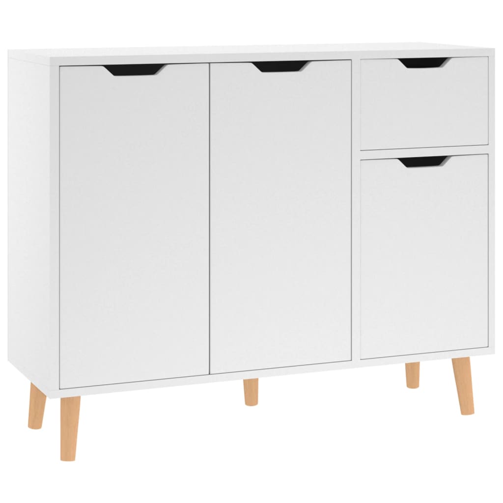 vidaXL Sideboard Weiß 90x30x72 cm Holzwerkstoff