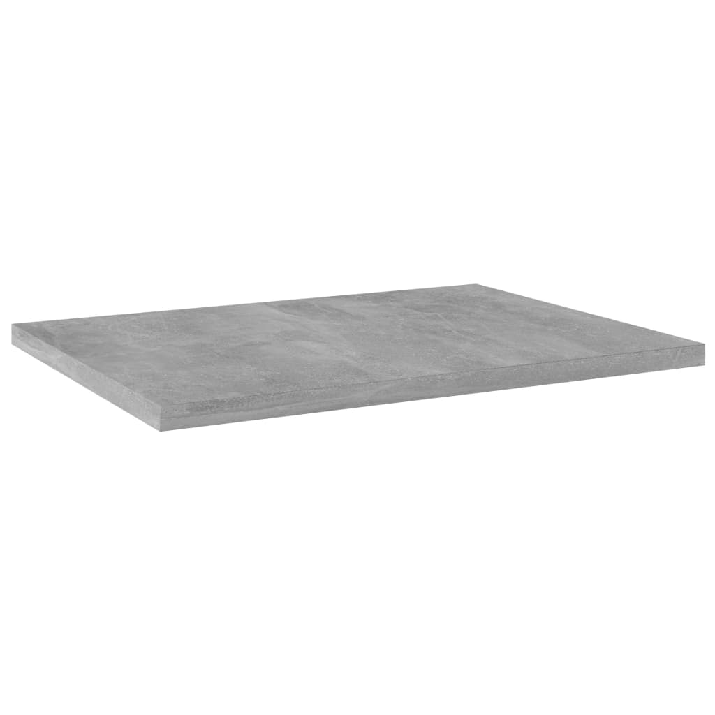 vidaXL Bücherregal-Bretter 4 Stk. Betongrau 40x30x1,5 cm Holzwerkstoff