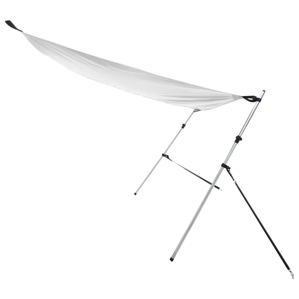 vidaXL T-Top-Beschattungsverlängerung Weiß 170x208x(115-183) cm