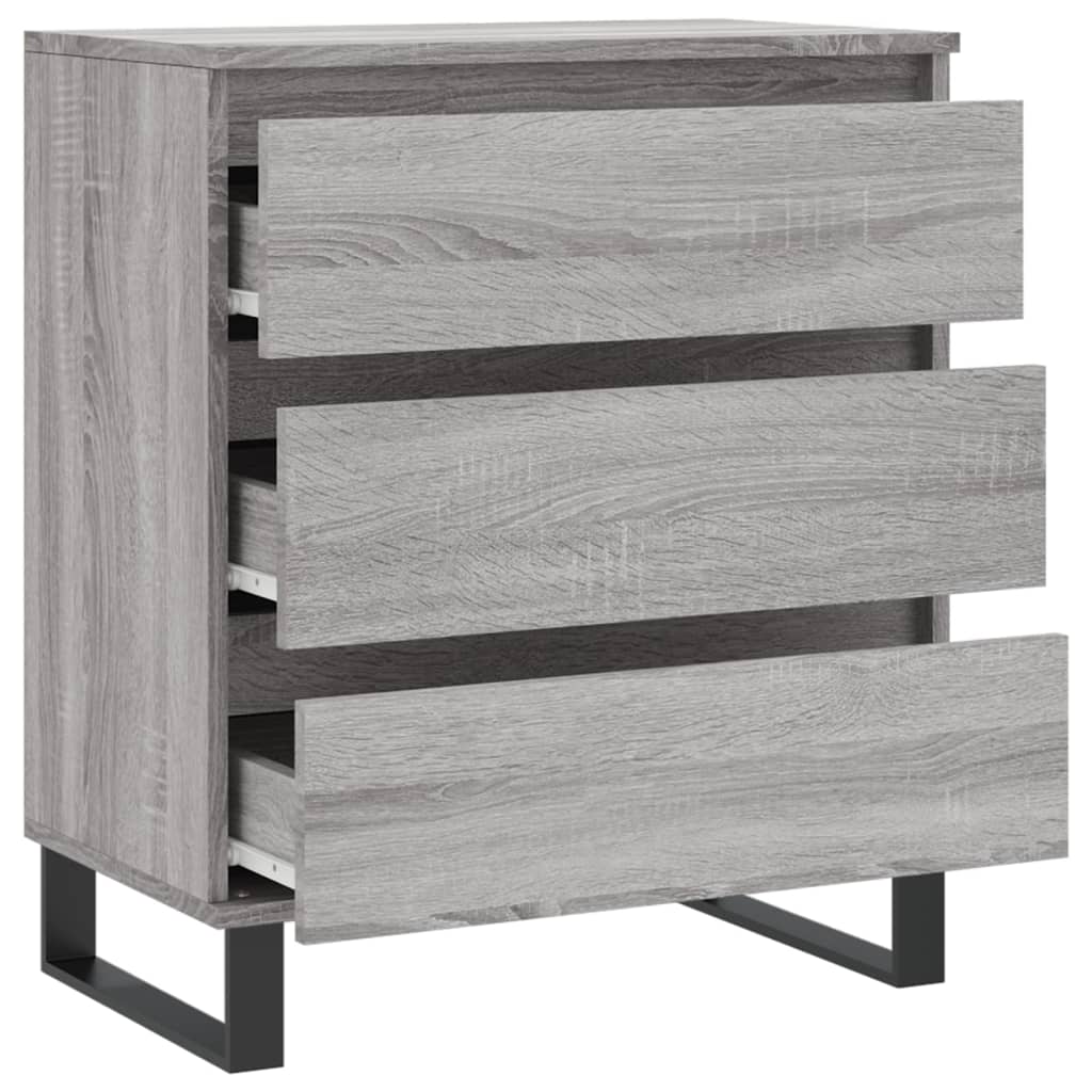 vidaXL Sideboard Grau Sonoma 60x35x70 cm Holzwerkstoff