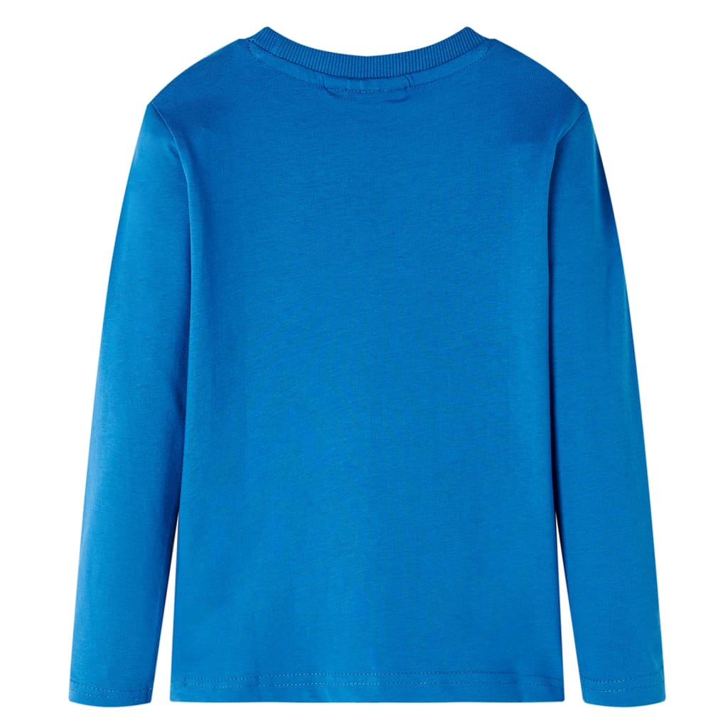 Kinder-Langarmshirt Petrolblau 104