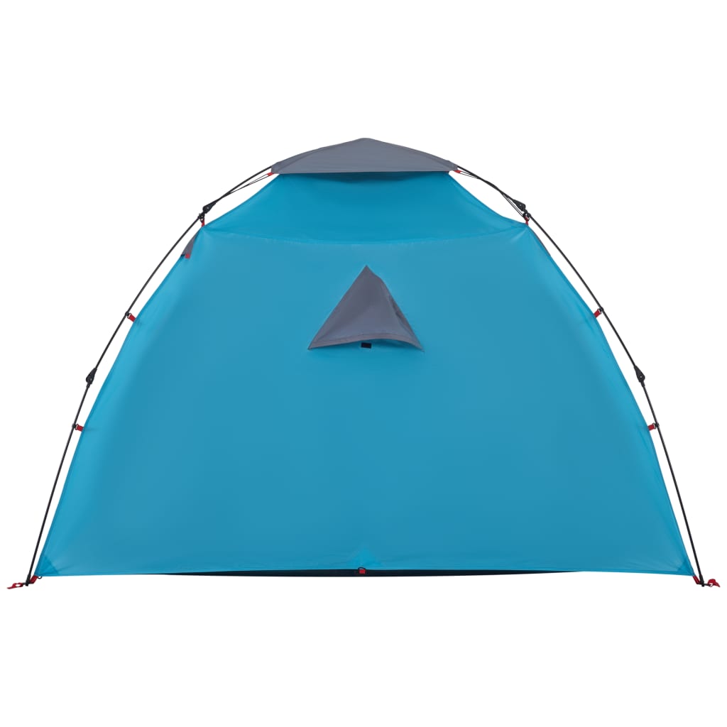 vidaXL Kuppel-Campingzelt 4 Personen Blau Quick Release