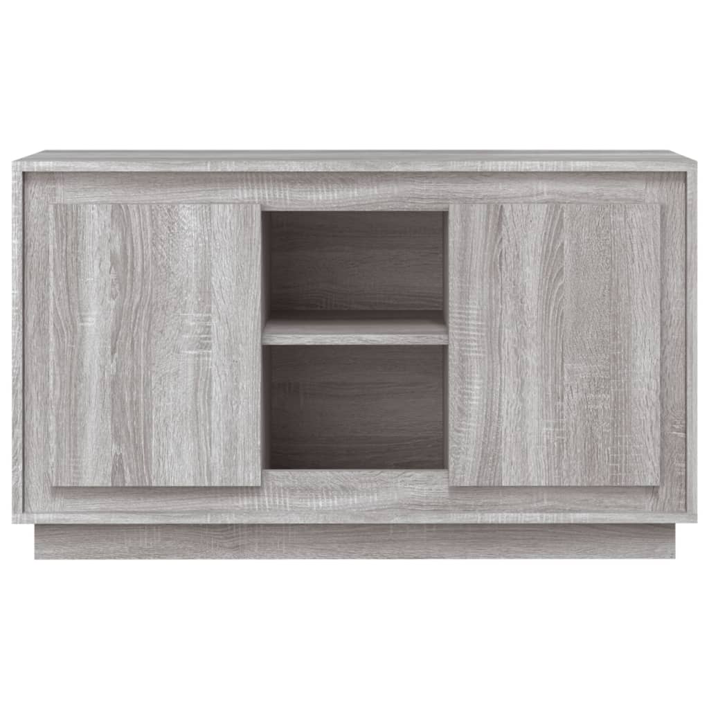 vidaXL Sideboard Grau Sonoma 102x35x60 cm Holzwerkstoff