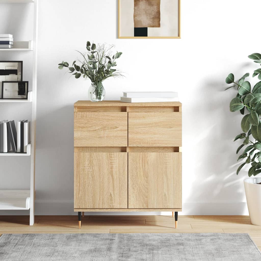 vidaXL Sideboard Sonoma-Eiche 60x35x70 cm Holzwerkstoff