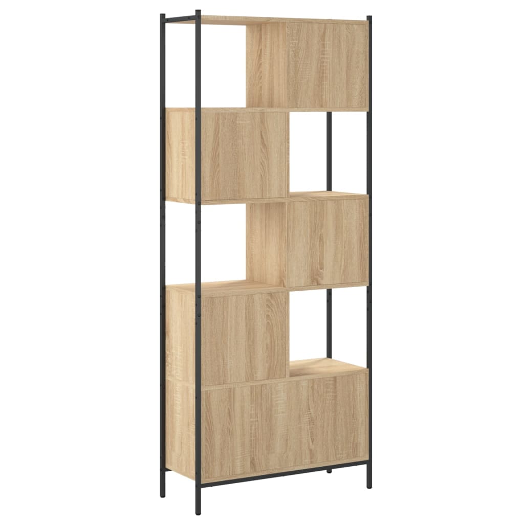 vidaXL Bücherregal Sonoma-Eiche 72x28x172 cm Holzwerkstoff