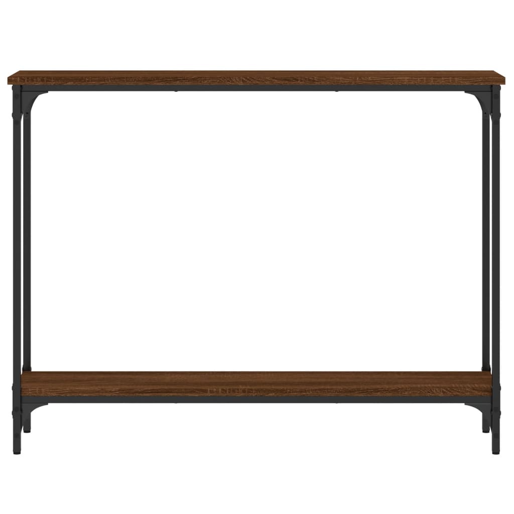 vidaXL Konsolentisch Braun Eichen-Optik 100x22,5x75 cm Holzwerkstoff