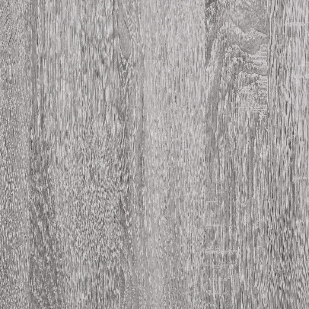 vidaXL Bettgestell mit Schubladen Grau Sonoma 90x200 cm