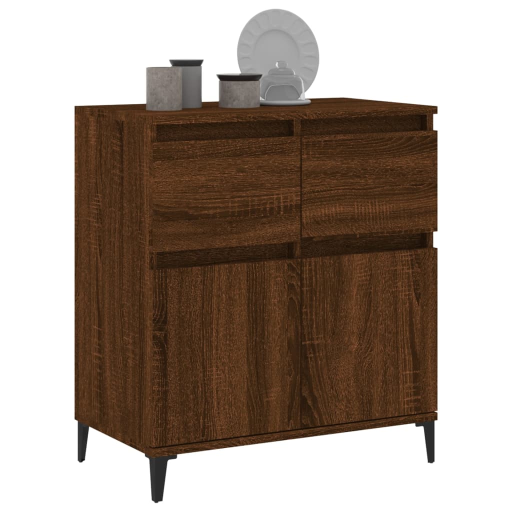 vidaXL Sideboard Braun Eichen-Optik 60x35x70 cm Holzwerkstoff