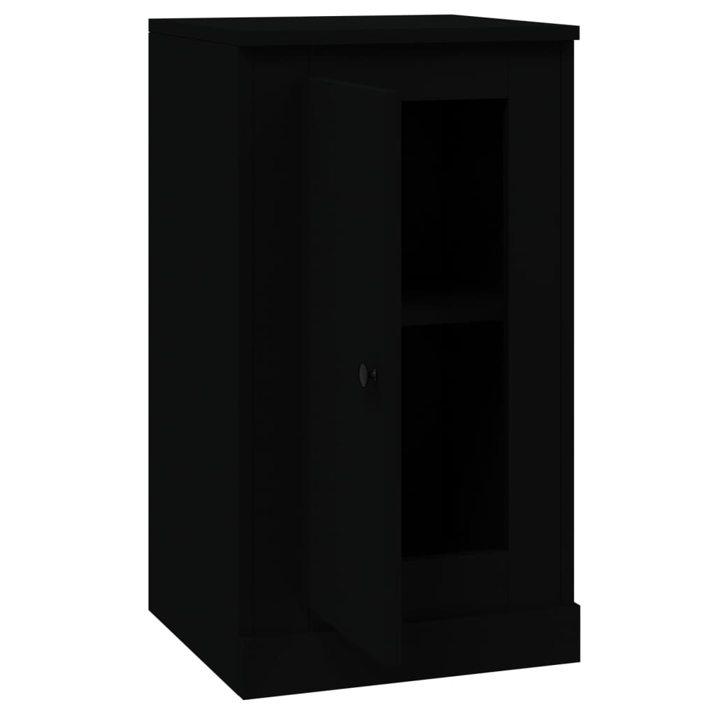 vidaXL Sideboards 2 Stk. Schwarz 37,5x35,5x67,5 cm Holzwerkstoff