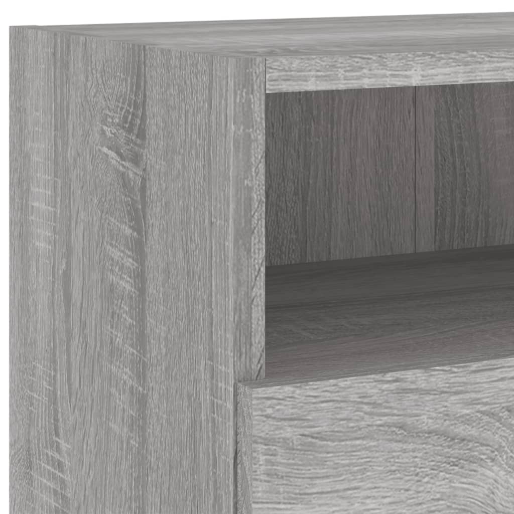 vidaXL TV-Wandschrank Grau Sonoma 100x30x30 cm Holzwerkstoff