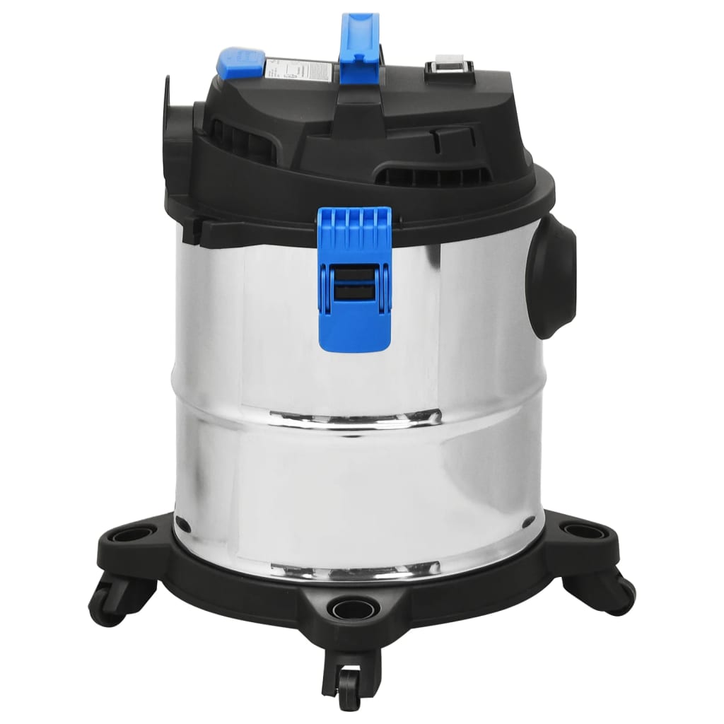 vidaXL Nass- und Trockensauger 1200 W 20 L Silbern