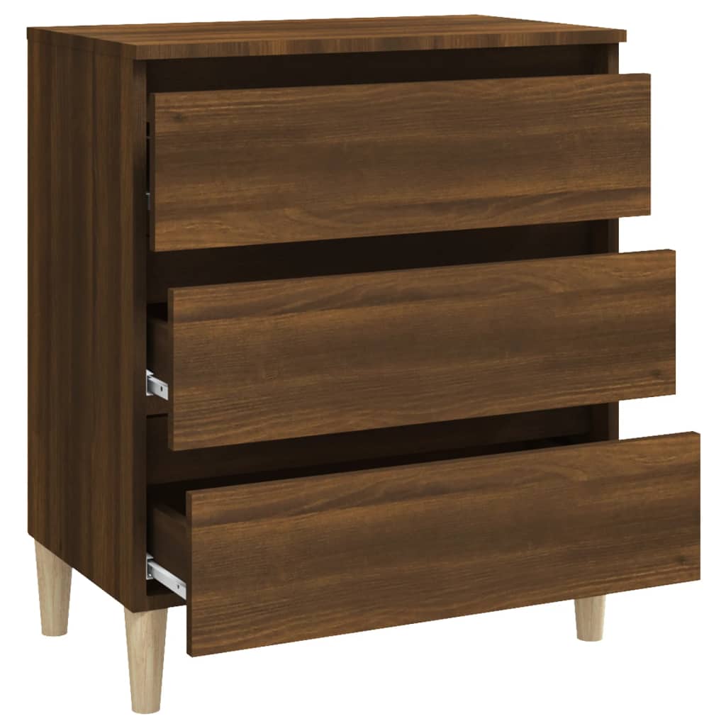 vidaXL Sideboard Braun Eichen-Optik 60x35x69 cm Holzwerkstoff