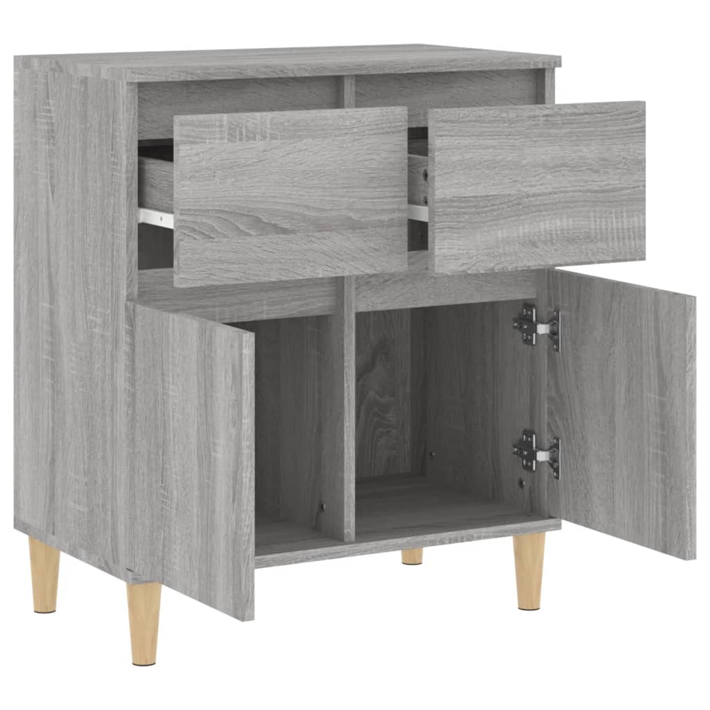 vidaXL Sideboard Grau Sonoma 60x35x70 cm Holzwerkstoff