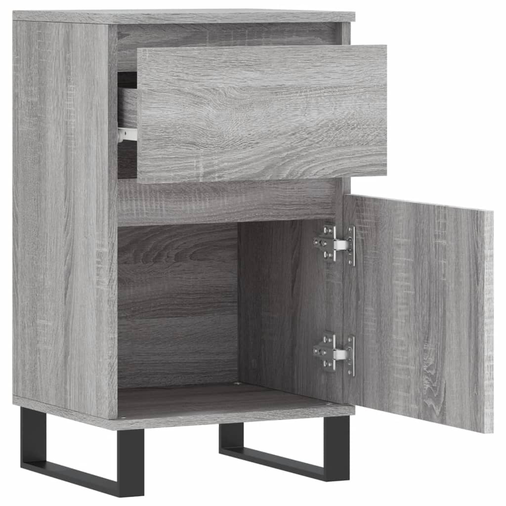 vidaXL Sideboard Grau Sonoma 40x35x70 cm Holzwerkstoff