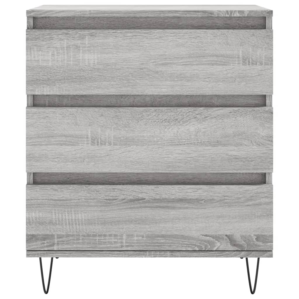 vidaXL Sideboard Grau Sonoma 60x35x70 cm Holzwerkstoff