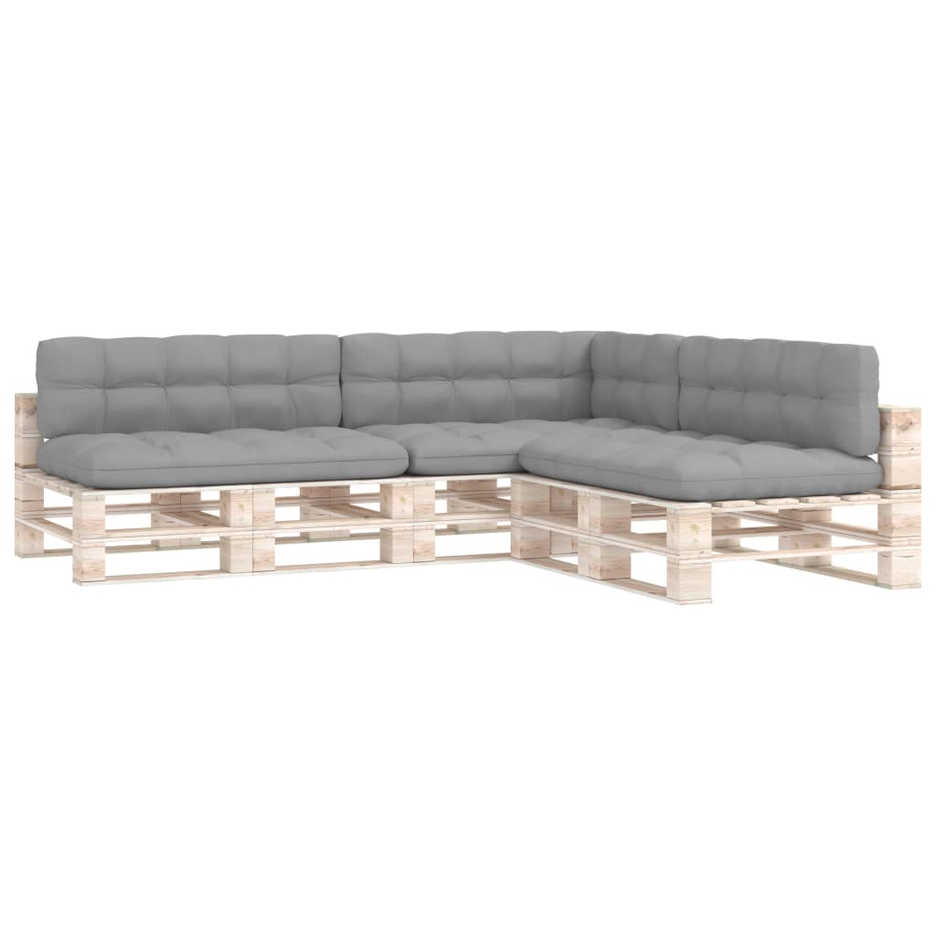 vidaXL Palettensofa-Auflagen 7 Stk. Grau