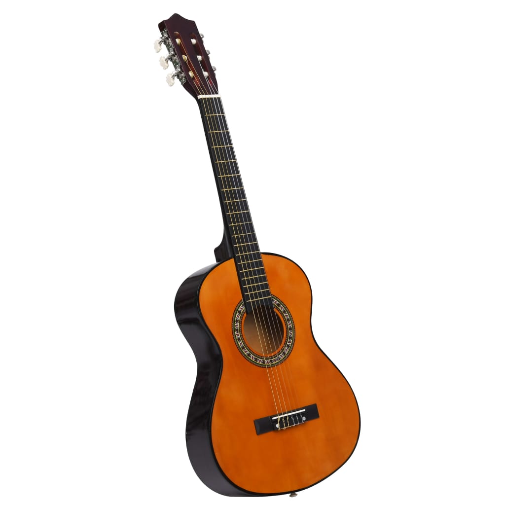 vidaXL 8-tlg. Klassische Gitarre Set für Anfänger 1/2 34"