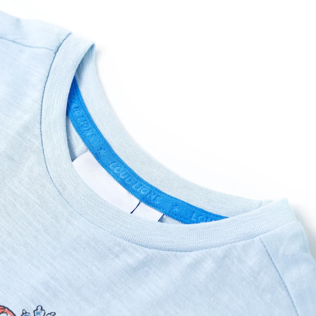 Kinder-T-Shirt Hellblau 92