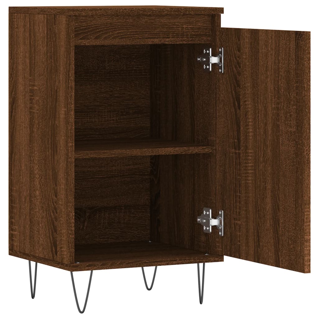 vidaXL Sideboard Braun Eichen-Optik 40x35x70 cm Holzwerkstoff