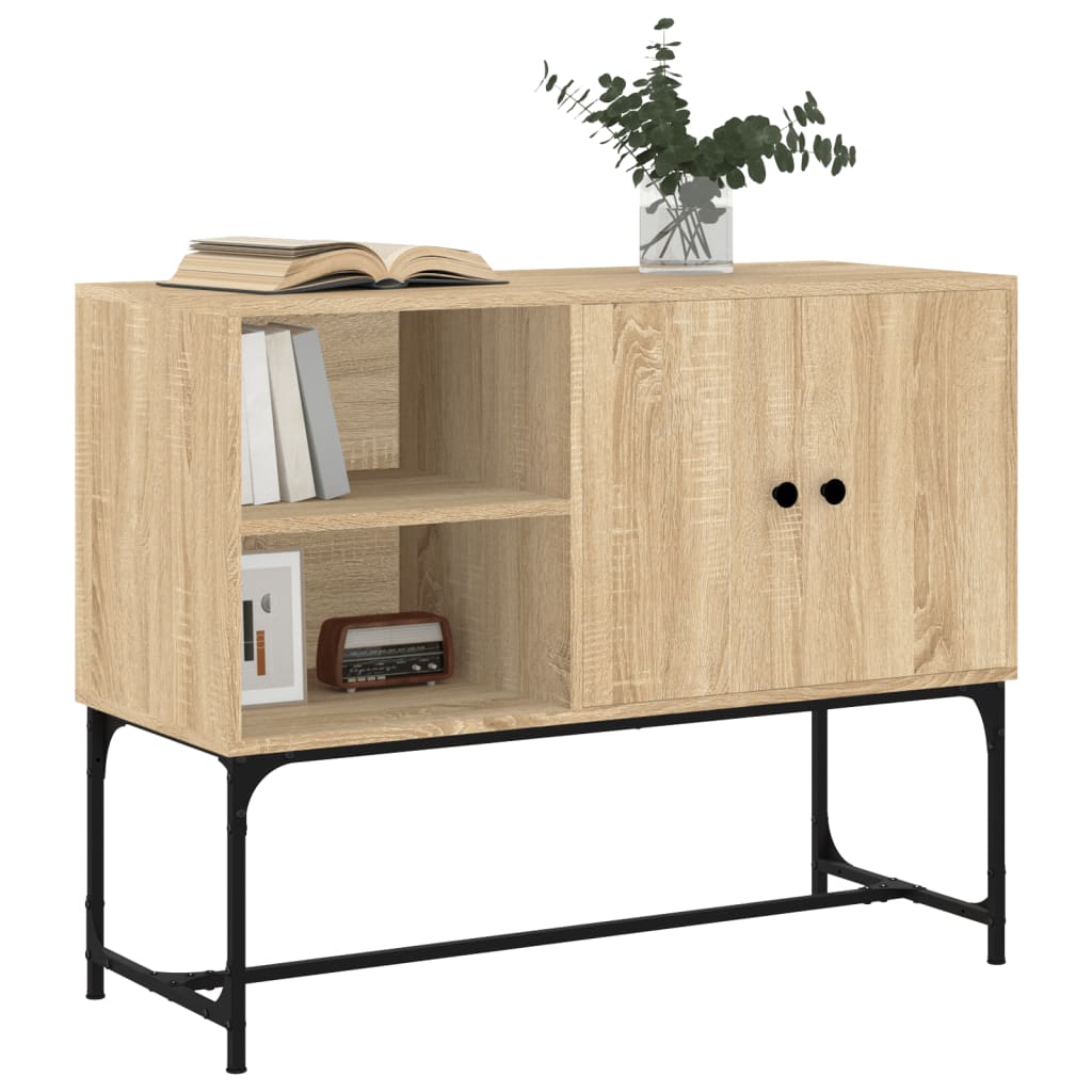 vidaXL Sideboard Sonoma-Eiche 100x40x79,5 cm Holzwerkstoff