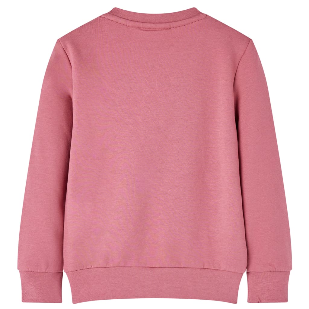 Kinder-Sweatshirt Himbeerrosa 128