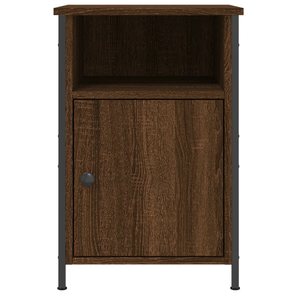 vidaXL Nachttische 2 Stk. Braun Eichen-Optik 40x42x60 cm Holzwerkstoff