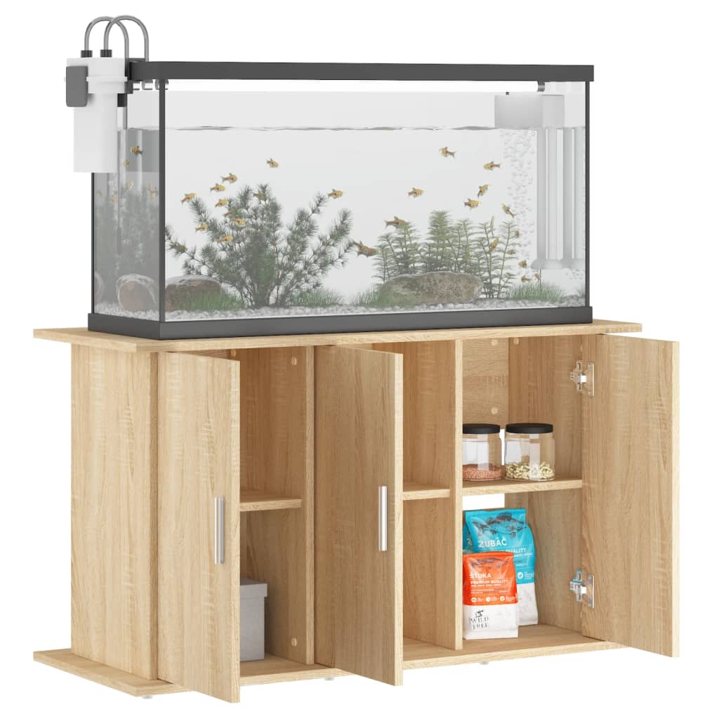 vidaXL Aquariumständer Sonoma-Eiche 101x41x58 cm Holzwerkstoff