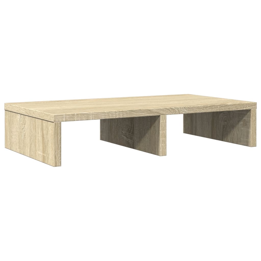 vidaXL Monitorständer Sonoma-Eiche 50x27x10 cm Holzwerkstoff