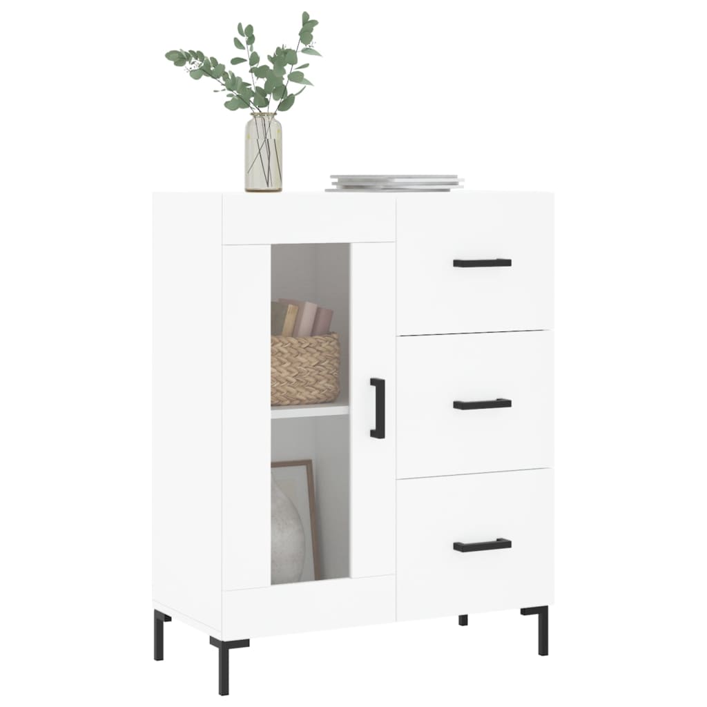 vidaXL Sideboard Weiß 69,5x34x90 cm Holzwerkstoff