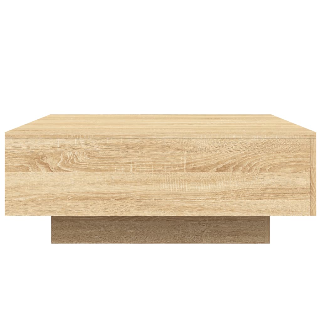 vidaXL Couchtisch Sonoma-Eiche 80x80x31 cm Holzwerkstoff