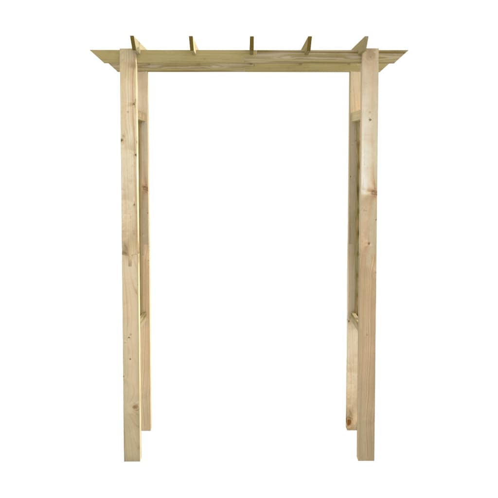 vidaXL Gartenlaube Rosenbogen 150 x 60 x 204 cm Holz Imprägniert