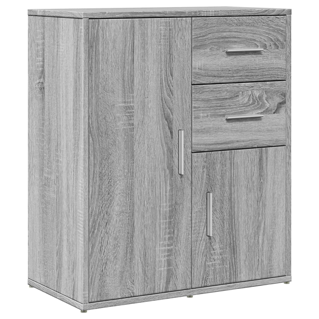 vidaXL Sideboard Grau Sonoma-Eiche 60x31x70 cm Holzwerkstoff