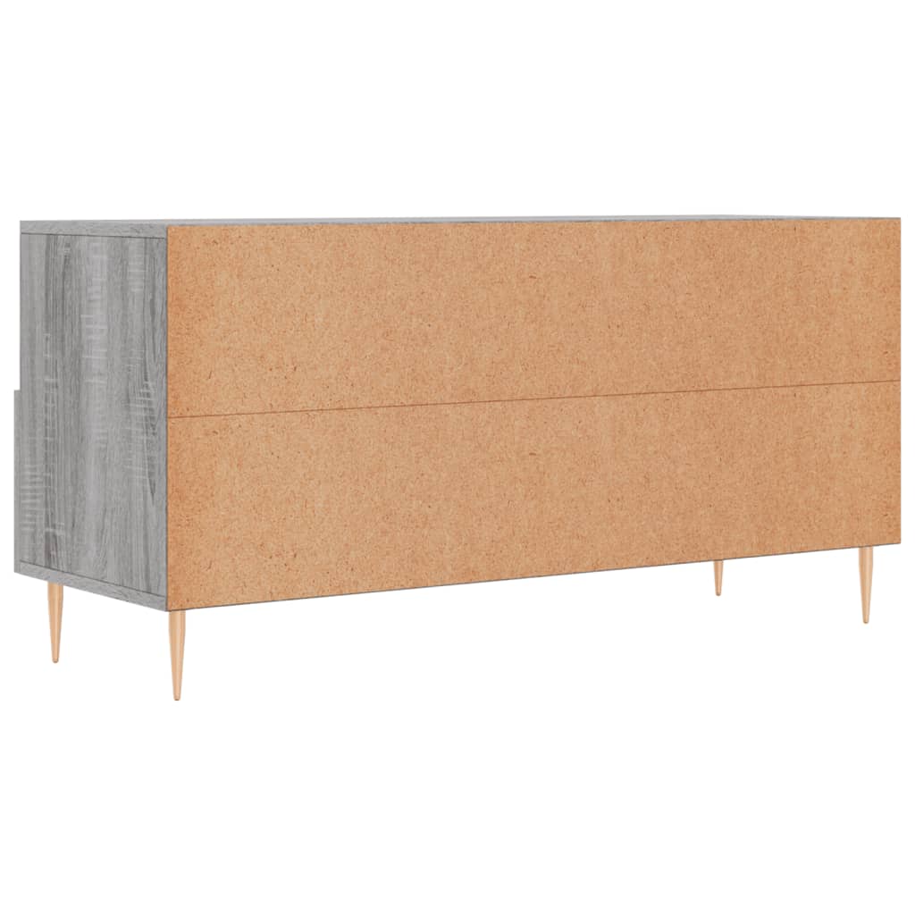 vidaXL TV-Schrank Grau Sonoma 102x36x50 cm Holzwerkstoff