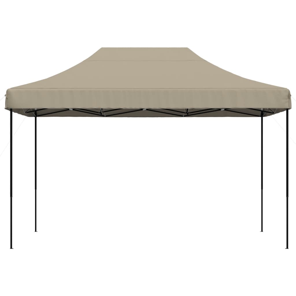 vidaXL Partyzelt Faltbar Pop-Up Taupe 410x279x315 cm