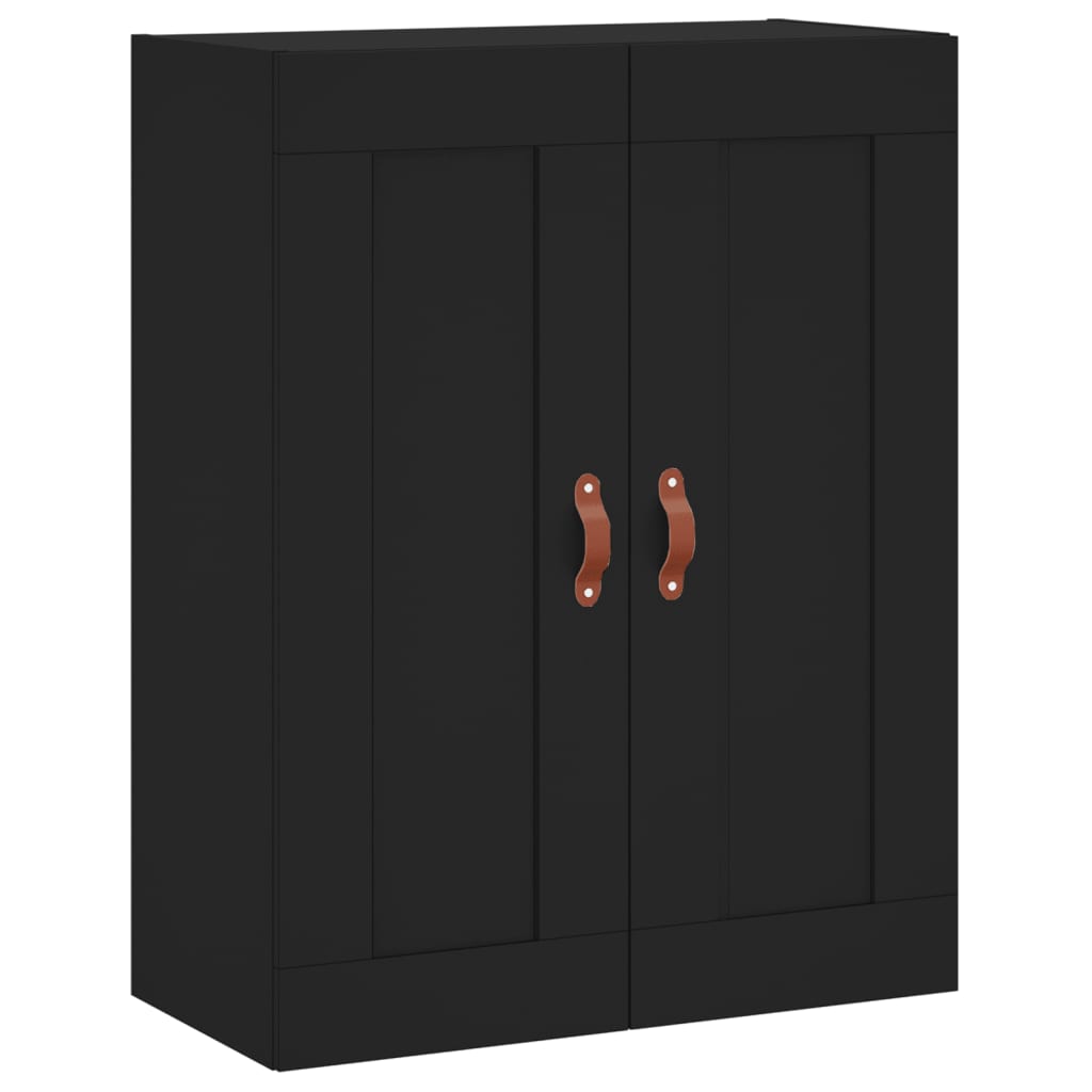 vidaXL Highboard Schwarz 69,5x34x180 cm Holzwerkstoff