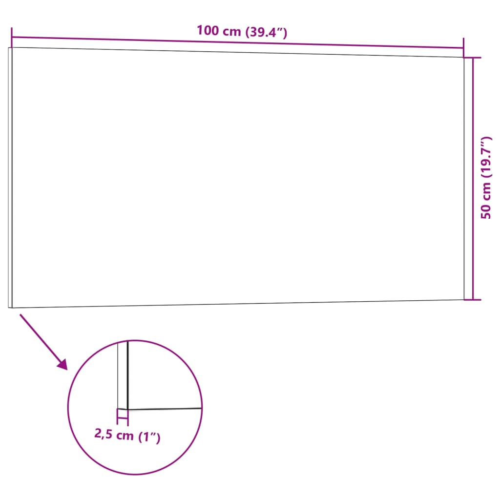 vidaXL 3D-Wandpaneele 5 Stk. Braun 100x50 cm EPS