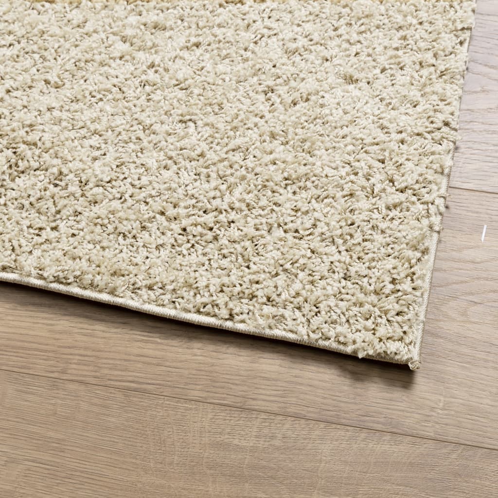 vidaXL Shaggy-Teppich PAMPLONA Hochflor Modern Golden 80x250 cm