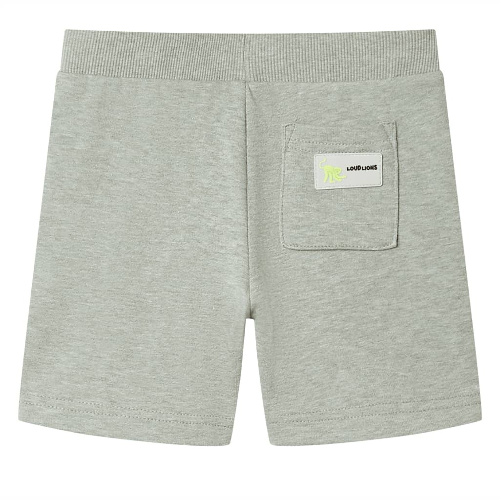 Kindershorts mit Kordelzug Hellkhaki Melange 104