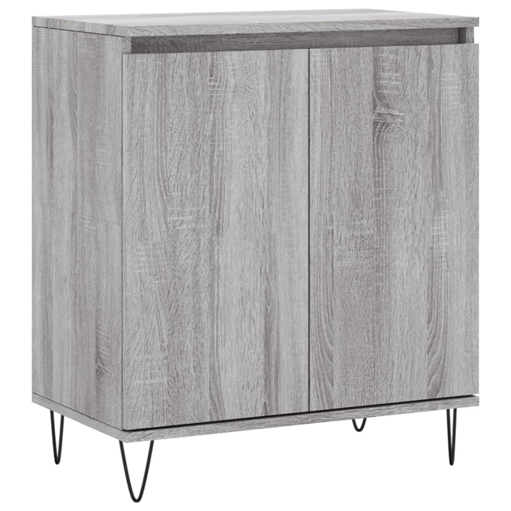 vidaXL Sideboard Grau Sonoma 60x35x70 cm Holzwerkstoff