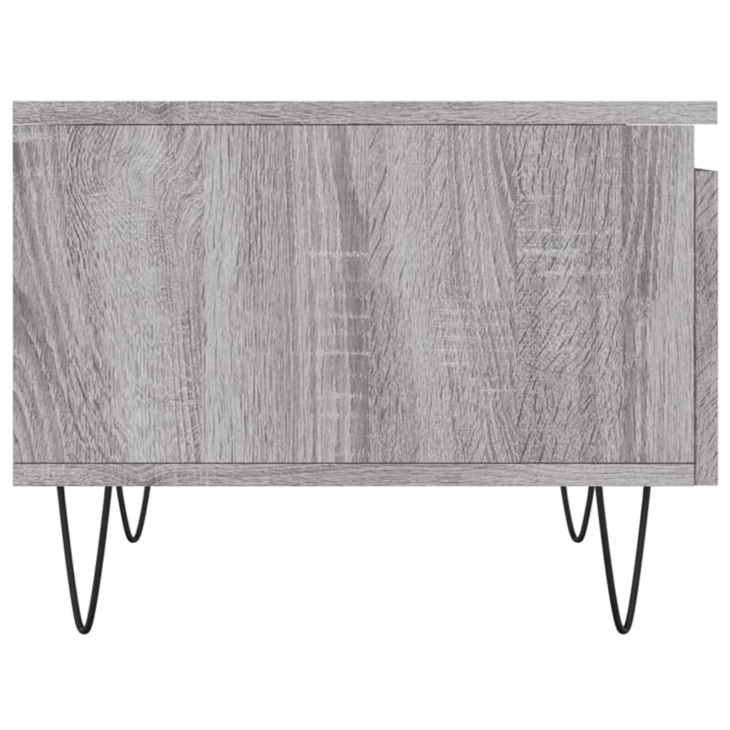 vidaXL Couchtische 2 Stk. Grau Sonoma 50x46x35 cm Holzwerkstoff