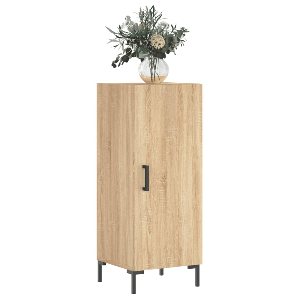 vidaXL Sideboard Sonoma-Eiche 34,5x34x90 cm Holzwerkstoff