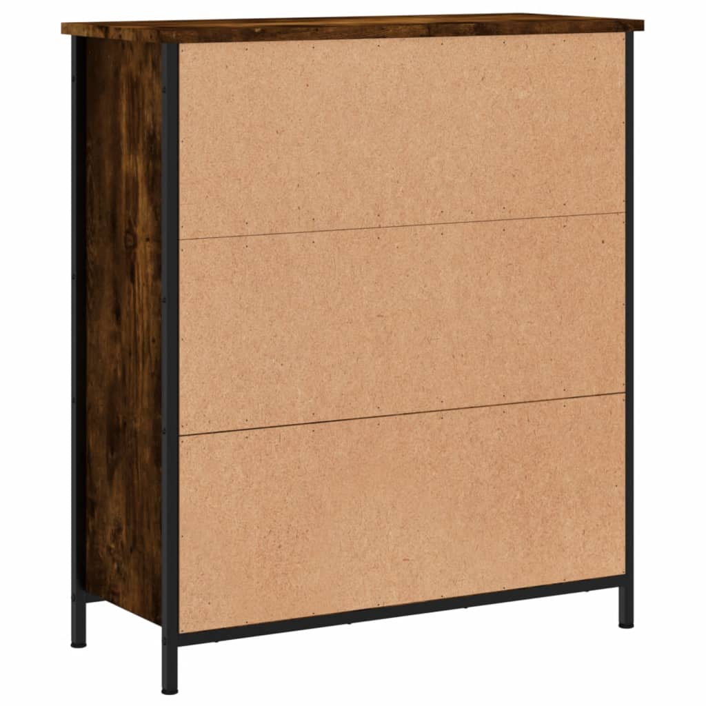 vidaXL Sideboard Räuchereiche 70x30x80 cm Holzwerkstoff