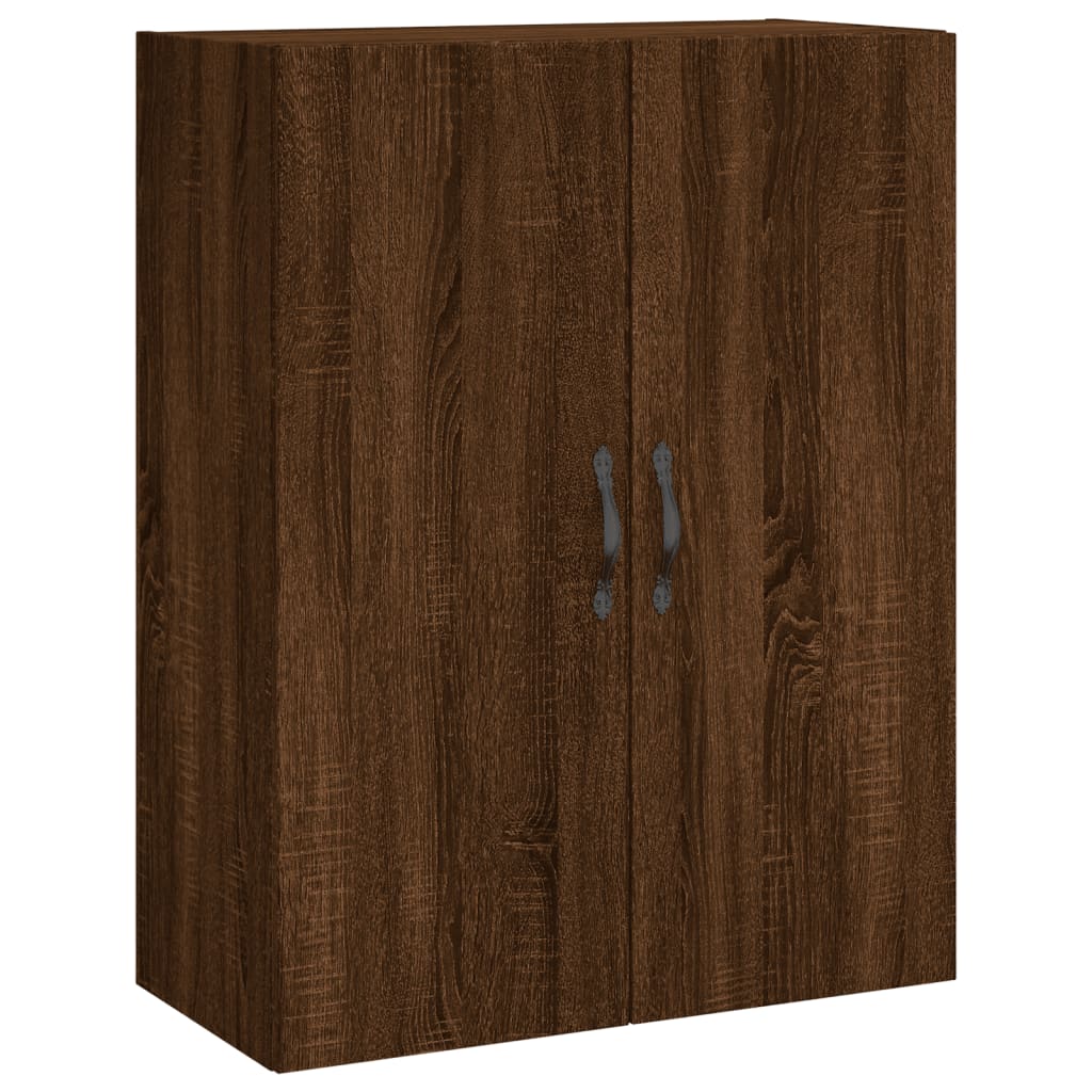 vidaXL Wandschrank Braun Eichen-Optik 69,5x34x90 cm Holzwerkstoff