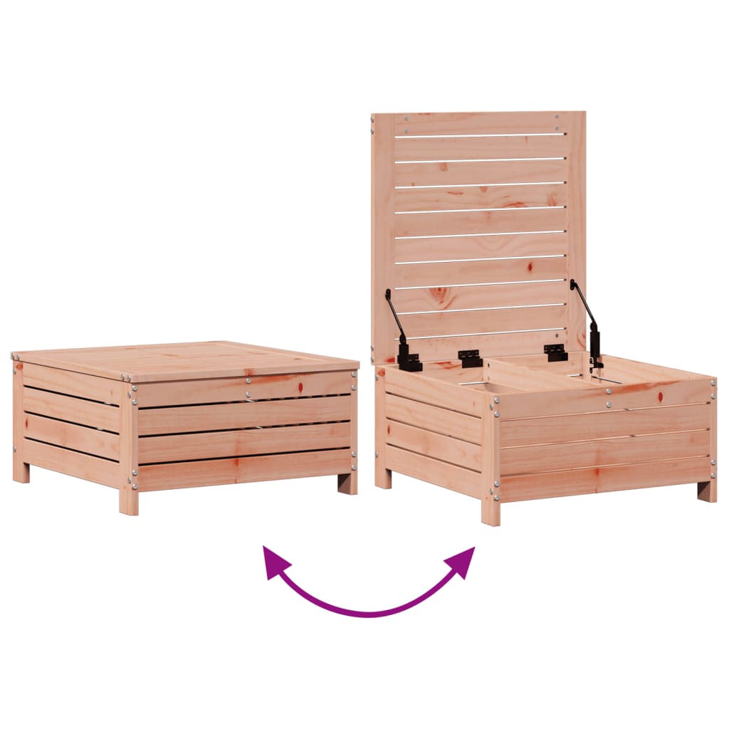 vidaXL 4-tlg. Garten-Lounge-Set mit Kissen Massivholz Douglasie