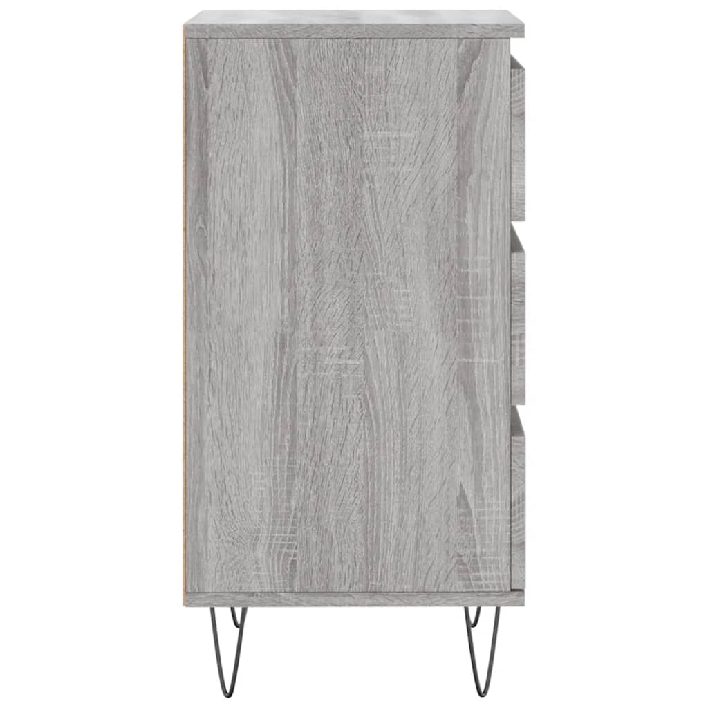 vidaXL Sideboard Grau Sonoma 40x35x70 cm Holzwerkstoff