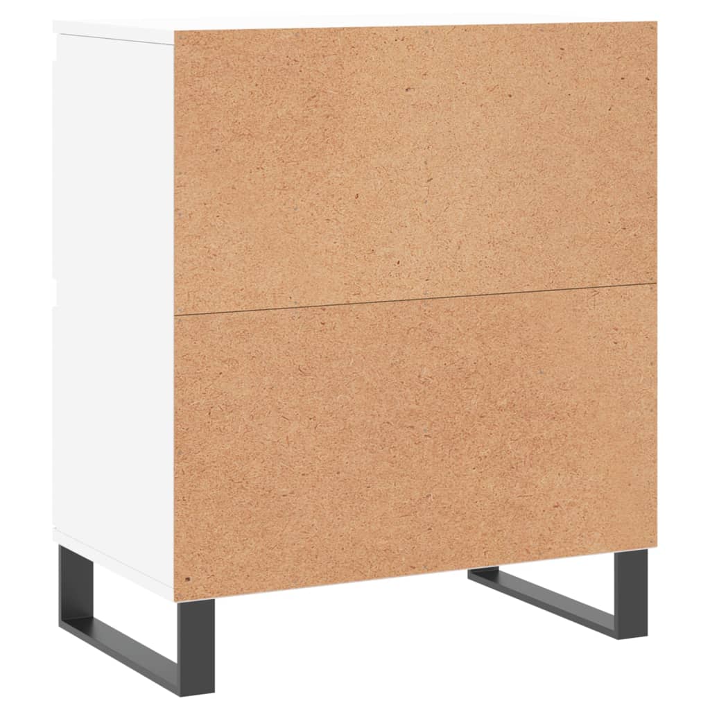 vidaXL Sideboards 2 Stk. Weiß Holzwerkstoff