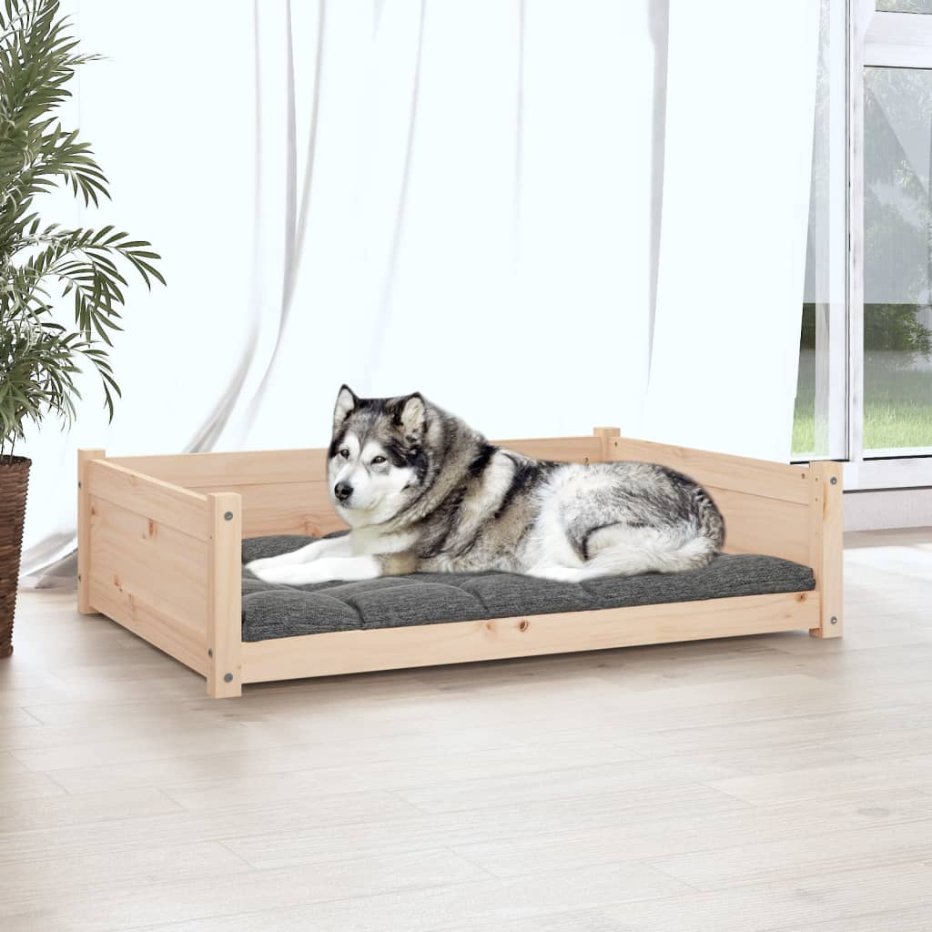 vidaXL Hundebett 105,5x75,5x28 cm Massivholz Kiefer