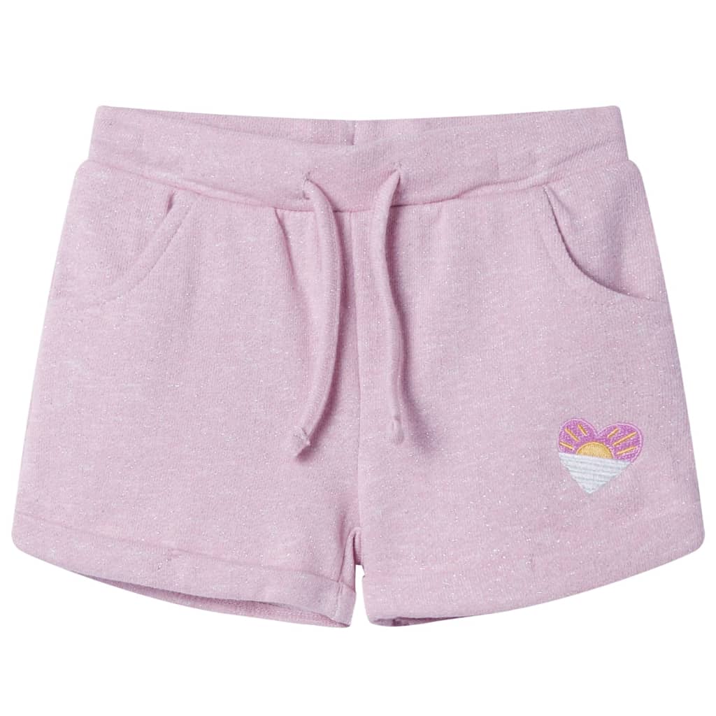 Kindershorts mit Kordelzug Lila 104